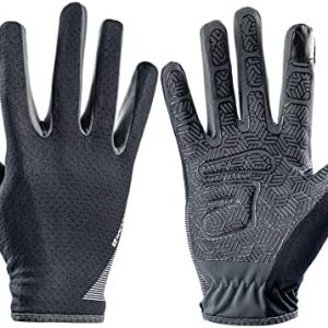 Full Finger Hiking & Cycling Gloves - Thin Gloves for Men & Women - UV Protection, Great for Adult Bikes, Driving & Gym